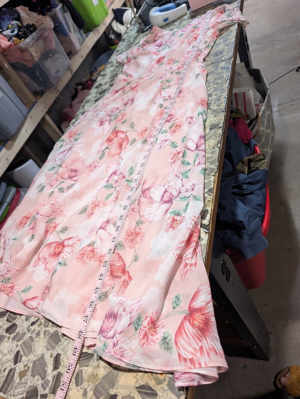 BHLDN Yumi Kim Cherish Pink Formal Garden Party Formal Maxi Dress Size Small - Picture 6 of 7